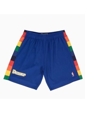 Mitchell and Ness Denver Nuggets NBA 1991-92 Road Shorts Small